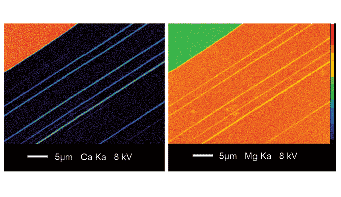 EPMA x-ray maps of pyroxene mineral