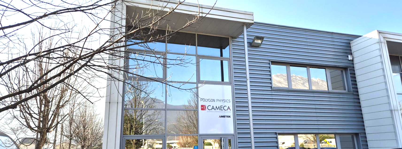 Exterior view of CAMECA Source Technology Center – dedicated facility for ECR ion source development and manufacturing.